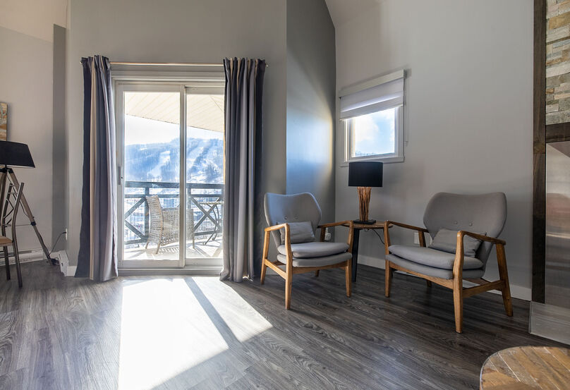 Suite exécutive balcon - Domaine Château Bromont