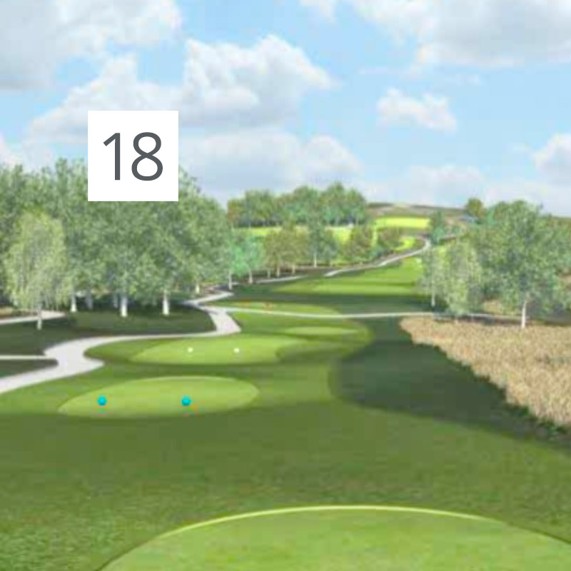 Golf course - Domaine Château-Bromont - 18