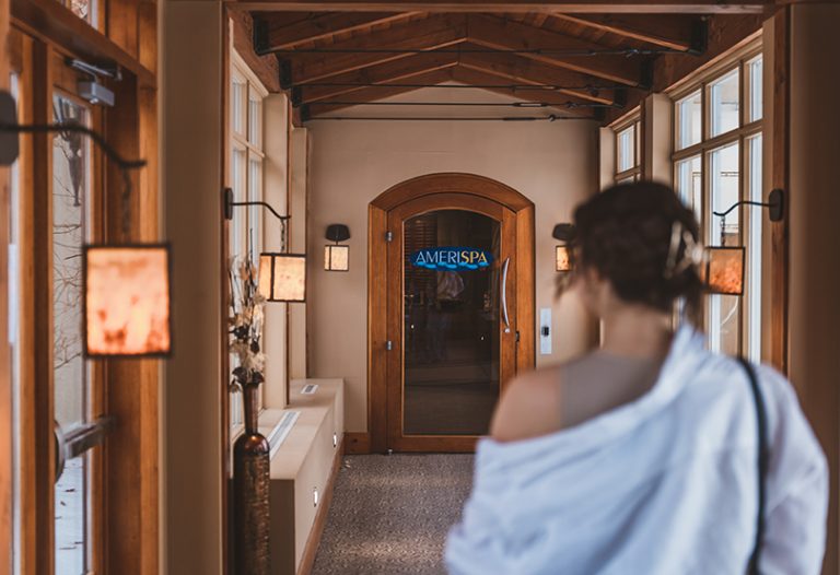 L'hiver à l'Amerispa de l'Hôtel Château-Bromont