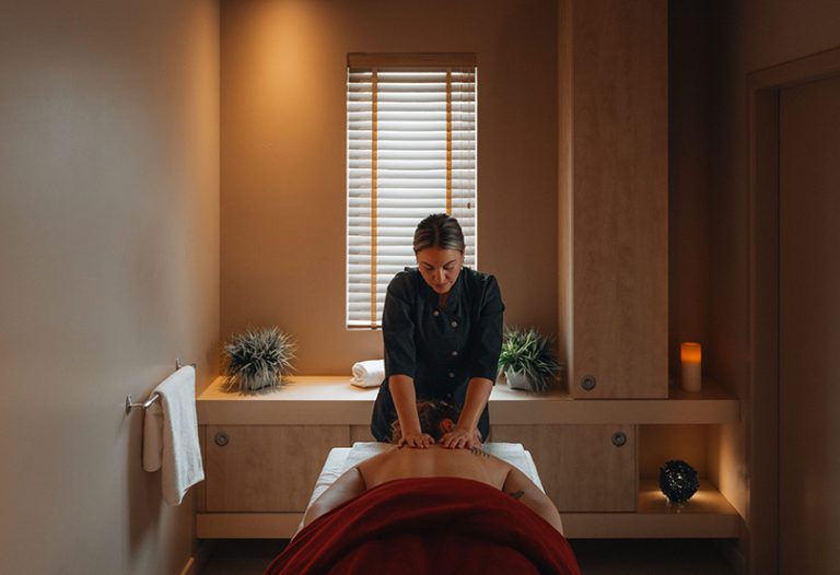 Massa à l'Amerispa de l'Hôtel Château-Bromont